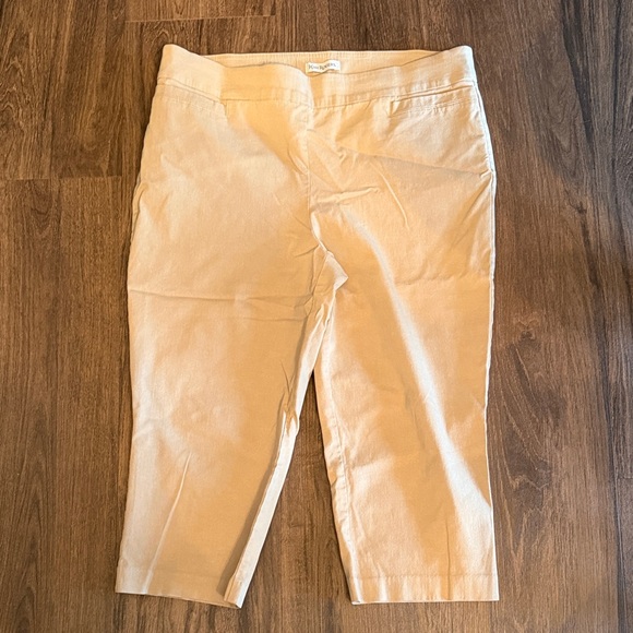 Kim Rogers Pants - Kim Rogers, Khaki, Pull-On, Tummy Control, Stretch Pants